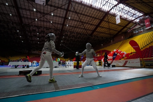 Competencia de esgrima Juegos Distritales de la Juventud