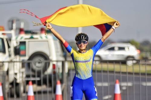 Gabriela Rueda ganó los 10.000 mts puntos y se quedó con 1 oro, 1 plata y 1 bronce en los Juegos Suramericanos. Fotos cortesía COC.