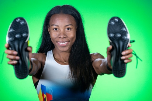 Evelis Aguilar logró dos oros y una plata en el Suramericano. Foto IDRD.