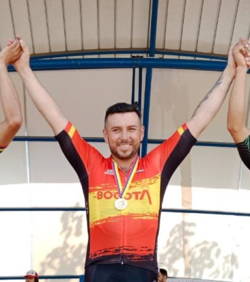 Eulises León fue el único oro bogotano en paracycling. Foto cortesía Mundo Ciclístico.