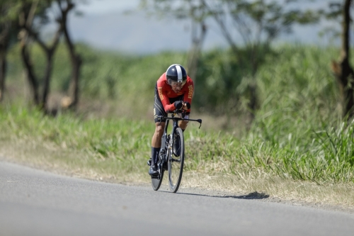 Juan Andrés Gómez, campeón nacional en la prueba contrarreloj individual categoría C4.