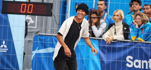 Jhancarlos González espera una buena actuación en la copa Mundo de Skateboarding. Foto COC. 