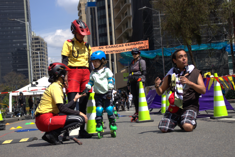 Ciclovía en Patines