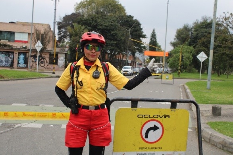 guardiana de la ciclovía