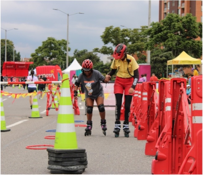 Ciclovía en Patines