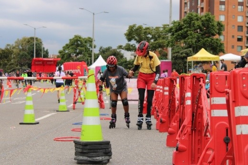 Ciclovía en Patines