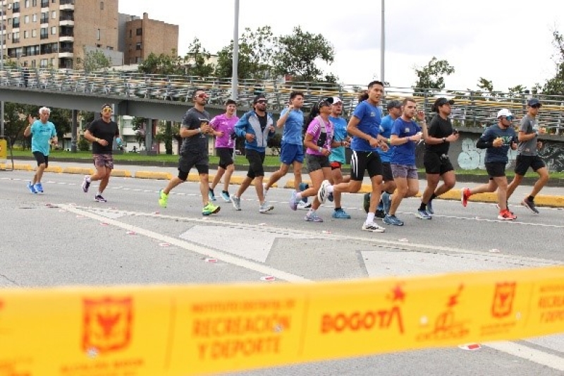 Carrera en ciclovía