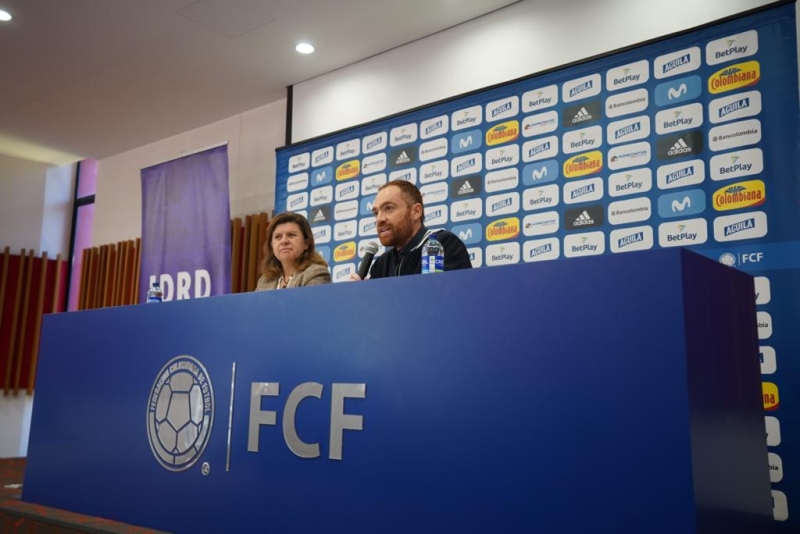 Rueda de prensa Federación colombiana de fútbol