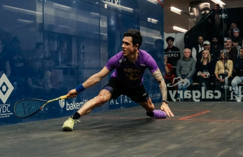 Miguel Ángel Rodríguez, fue semifinalista en el Canadianm Open de squash. Foto PSA.