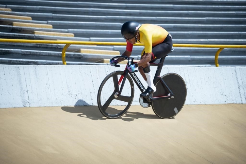 Diego Dueñas compite en la Copa Mundo de Paracycling en Estados Unidos. Foto IDRD.