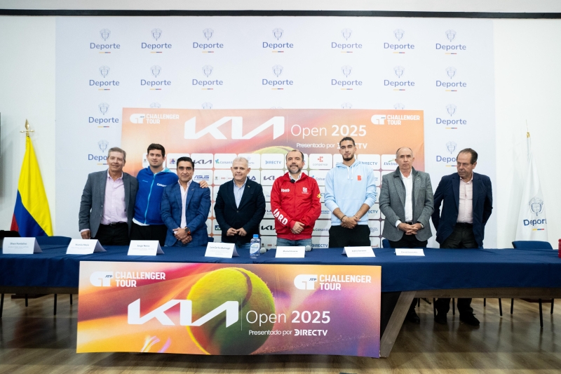 Rueda de prensa de lanzamiento del Challenger ATP KIA Open de Bogotá