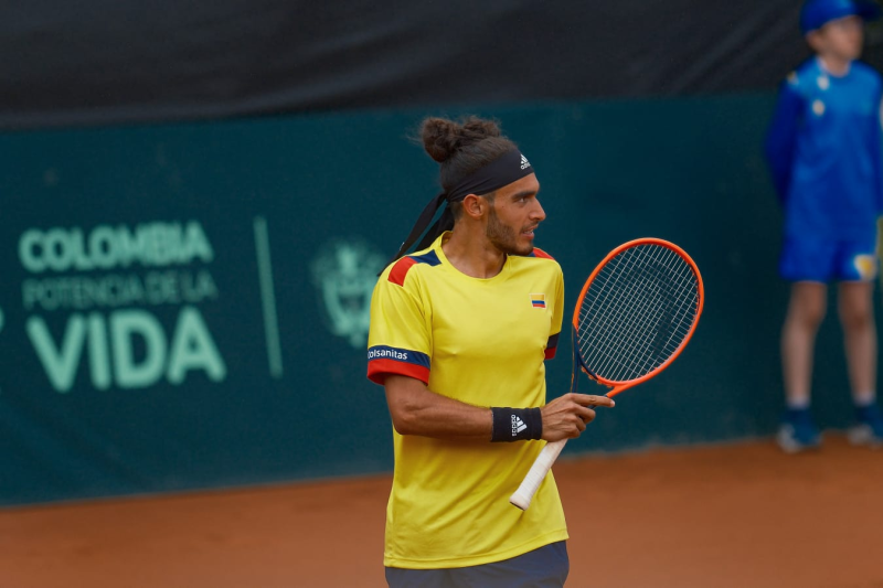 El tenista Adriá Soriano jugará en España, siendo uno d ellos deportistas con actividad este fin de semana. Foto Federación Colombiana de Tenis.