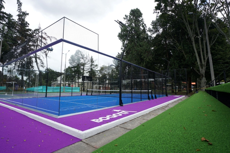 Primera pista pública de pádel y una cancha de pickleball en el Parque El Salitre