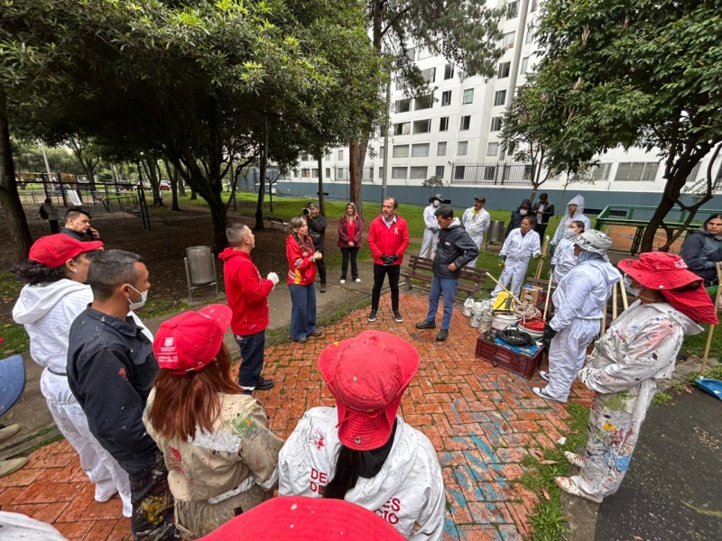 Intervención en parques por parte del IDRD y el DADEP