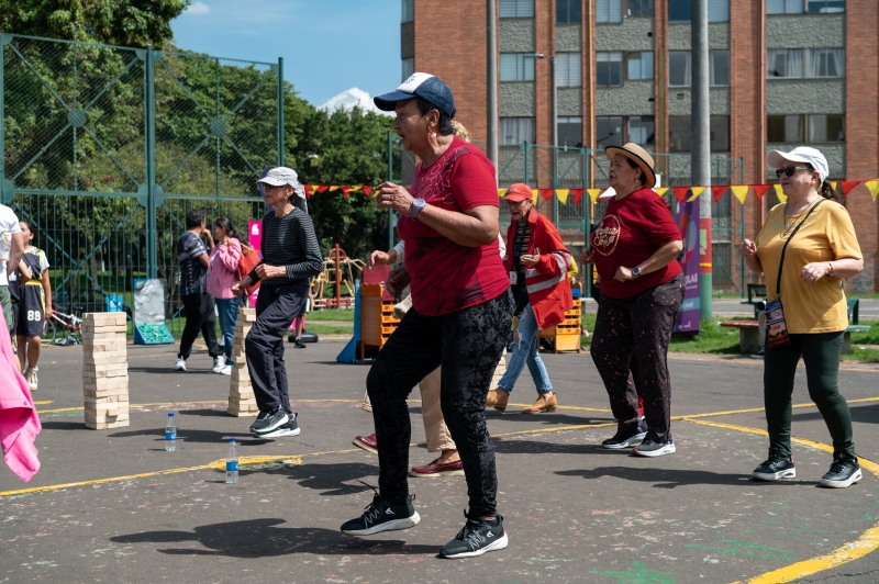 Actividad física en parque