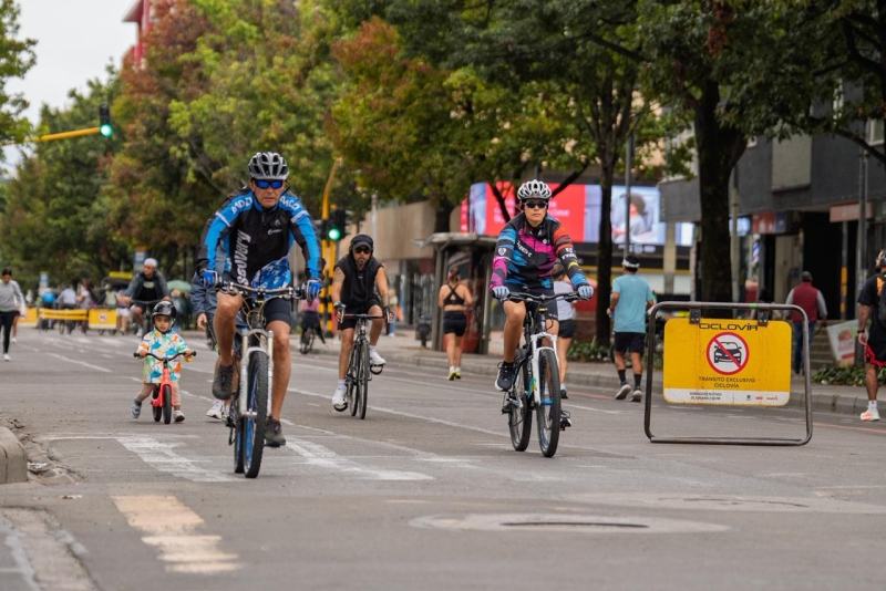 Ciclovía carrera séptima