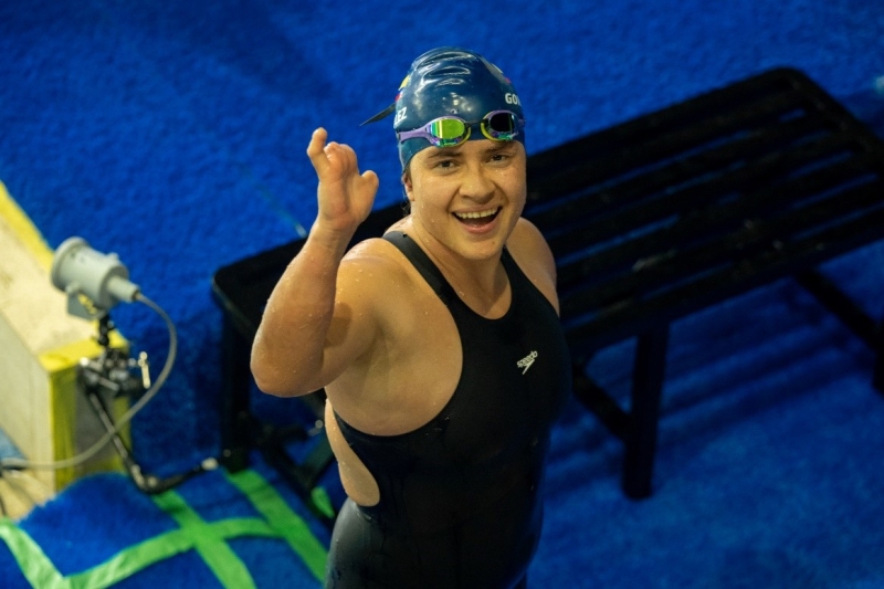 Hasta que lo logró. Después de varios intentos, y dando muestras de plena recuperación tras su fuerte lesión, la medallista paralímpica Laura Carolina González consiguió una medalla de oro en los II Juegos Parasuramericanos Valledupar 2026. Fotos IDRD, Daniel Pérez, enviado especial.