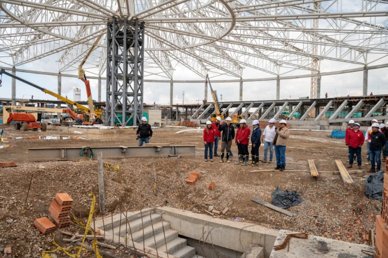 Avanza la Casa del Deporte en el suroccidente de Bogotá: velódromo de Gibraltar llega al 65 % y CEFE de Alto Rendimiento, al 75 %