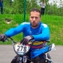 Carlos Ramírez en la bicicleta