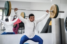 deportista de pesas