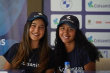 Antonia Samudio (izq.) y Kelly Vargas