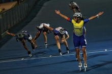 deportista celebrando