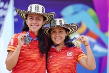 deportistas con medallas