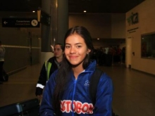 deportista sonríe