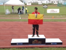 Alan David Ramos, oro en paraatletismo, lanzamiento de disco. Foto IDRD/Andrés ROT.