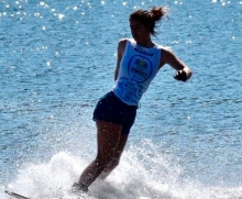 Daniela Verswyvel espera ganar oro en esquí náutico. Foto IDRD.
