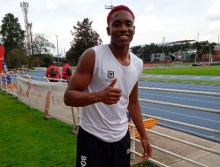 Ronal Longa, quien se prepara para el Mundial Sub-20 en Cali, correrá en España. Foto: IDRD.