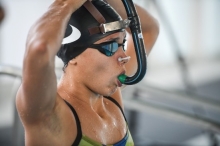 Paula Aguirre, campeona mundial, es otra de las deportistas que de seguro peleará por el podio. Foto: IDRD/Andrés ROT.