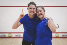 Laura Tovar con su hermana María Paula Tovar
