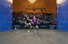 Miguel Ángel Rodríguez tuvo un buen comienzo del 2023 al ser semifinalistas en el JP Morgan Torneo de Campeones en New York. Foto Prensa PSA.