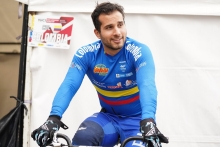 Carlos Alberto Ramírez Yepes, medallista olímpico de BMX, estará este fin de semana en Rock Hill, Carolina del Sur, en Estados Unidos. Foto IDRD.