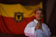 Juan Camilo Fernández en competencia
