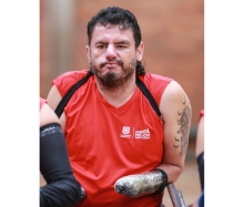 Moisés Alonso Ramírez, pionero del rugby en silla de ruedas. Foto IDRD.