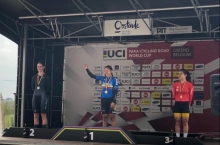Paula Ossa, medalla de oro en ruta en la Copa Mundo en Bélgica. Foto IDRD.