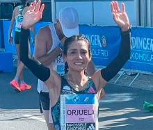 Angie Orjuela, tercera atleta del Equipo Bogotá clasificada a los Juegos Olímpicos. Foto prensa carrera.