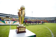 Copa torneo femenino en el estadio El Campín