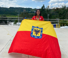 Lilián Molina, de triatlón, una de las nuevas figuras del deporte bogotano. Foto IDRD.