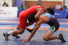 Lucha en Juegos Intercolegiados