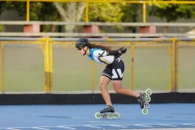 María José Fritz, patinadora del Equipo Bogotá