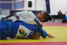 Sara Vargas, ganó medalla de bronce en Judo en los 57 kgs femenino