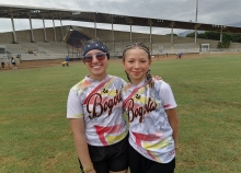 Camila y Daniela todavía no son grandes amigas, pero el deporte las unió para representar a Bogotá en Juegos Nacionales Juveniles. (Foto IDRD)