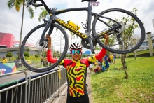 Johan Zea, deportista del Equipo Bogotá de paracycling