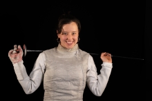 Tatiana Prieto, entrenadora del Equipo Bogotá de esgrima