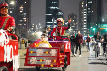 Ciclovía nocturna