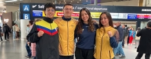 Equipo Bogotá en el Panamericano de Karate en México