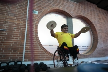 Jainer Cantillo y su hija Liliana son el equipo perfecto. Él ha sido padre y madre a la vez…. Y ella, su motor de vida. Foto archivo particular. 